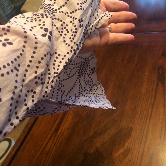 Light purple patterned Cotton Tunic - Picture 4 of 13